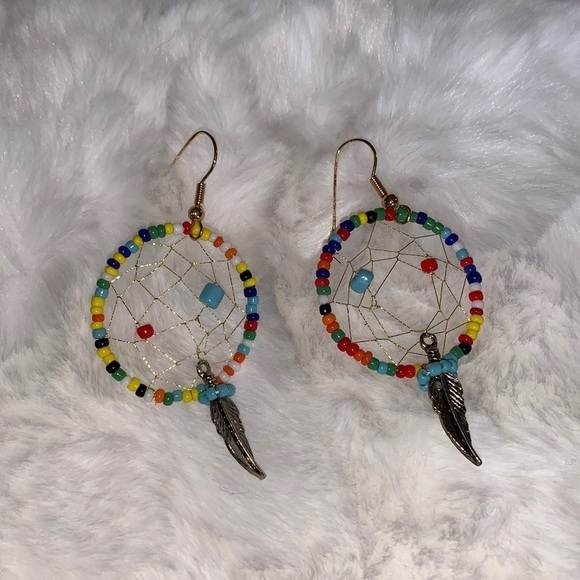 Dream Catcher Earrings, © 1994 Boci - Picture 1 of 6